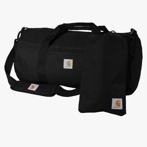Carhartt Trade Series 2-in-1 Packable Duffel with Utility Pouch, Black, Medium